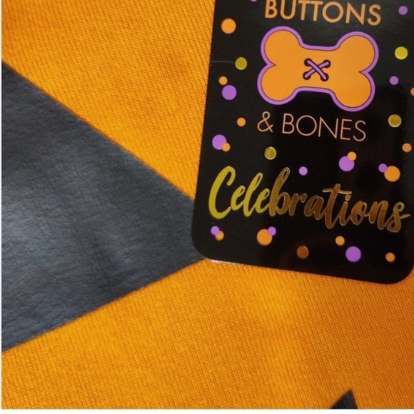 Halloween Pumpkin Dog Costume - Orange - Picture 2 of 4